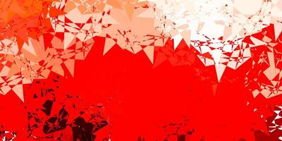 Light Red vector background with polygonal forms.