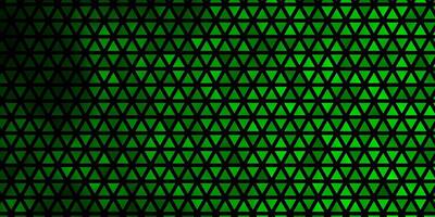 Light Green vector background with triangles.