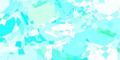 Light Blue, Green vector background with polygonal forms.