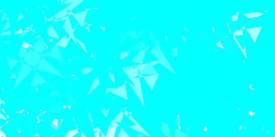 Light Blue, Green vector backdrop with chaotic shapes.