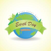 world Earth Day Enviralment Happy Background design vector