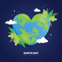 world Earth Day Enviralment Happy Background design vector