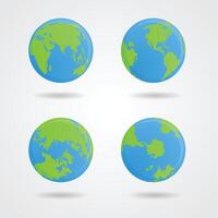 collection world Earth Day Enviralment Happy design vector