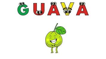 Animated video about fruit names. Suitable for children to study Preschool Learning Videos Kids Vocabulary words