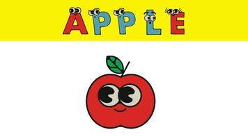 Animated video about fruit names. Suitable for children to study Preschool Learning Videos Kids Vocabulary words