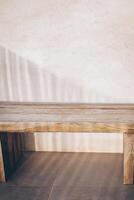 Stylish Bench in Minimalist Style photo