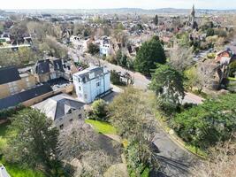 aéreo ver de central Oxford histórico ciudad de Inglaterra unido Reino. marzo 23, 2024 foto