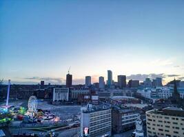 City Centre Buildings of Birmingham Central City of England United Kingdom During Sunset. March 30th, 2024 photo