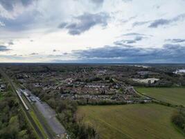 Aerial View of Denham Green Town London, Uxbridge, England. United Kingdom. April 3rd, 2024 photo