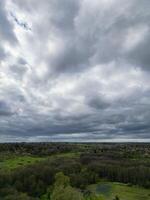 Aerial View of Denham Green Town London, Uxbridge, England. United Kingdom. April 3rd, 2024 photo