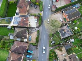 High Angle View of Harefield Town London, Uxbridge, England. United Kingdom During Sunset. April 3rd, 2024 photo