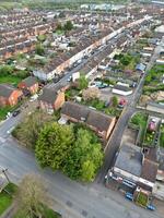 Aerial View of Rugby City of England Great Britain. April 8th, 2024 photo