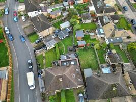 High Angle View of Harefield Town London, Uxbridge, England. United Kingdom During Sunset. April 3rd, 2024 photo