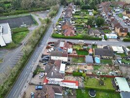 High Angle View of Harefield Town London, Uxbridge, England. United Kingdom During Sunset. April 3rd, 2024 photo