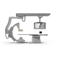 röntgenstraal machine Bij de ziekenhuis, een bestraald straling emitting apparaat naar de geduldig., multifunctioneel röntgensysteem png