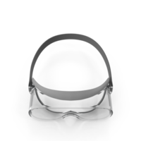 médico png gafas de protección transparente 3d