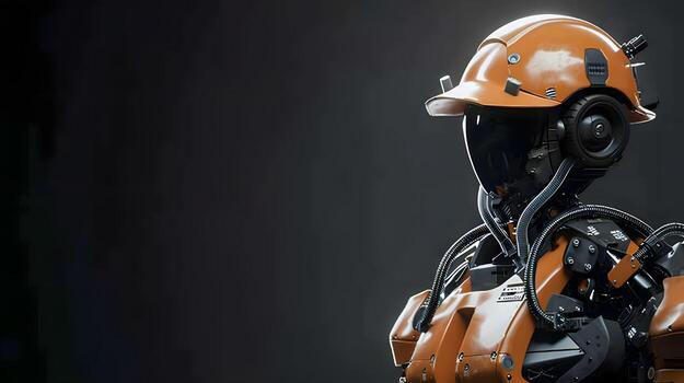 ai generado el robot, el androide, es Listo a realizar trabajo funciones ai generado foto