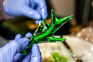 3d resin printing of a deer antler after being unhooked photo