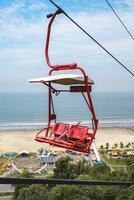 teleférico, cable coche en sao Vicente, Brasil. abril 2 2024. foto