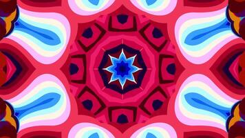 abstrakt färgrik psychedelic video för sommar musik festival