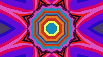 abstract kleurrijk psychedelisch video voor zomer muziek- festival