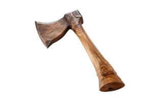 AI generated axe on an isolated transparent background png