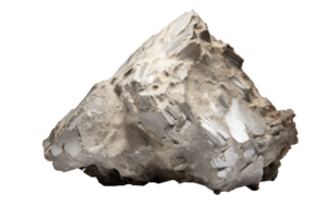 AI generated raw silver on an isolated transparent background png