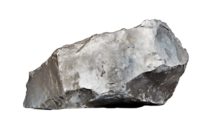AI generated raw silver on an isolated transparent background png