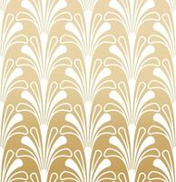 Light Gold Geometric Gatsby Art Deco Pattern Background vector