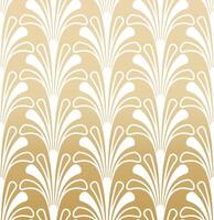 Light Gold Geometric Gatsby Art Deco Pattern Background vector