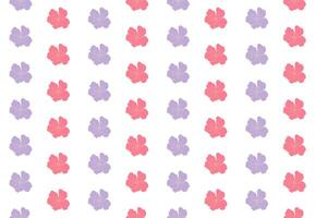 Small Floral White Pattern Background vector