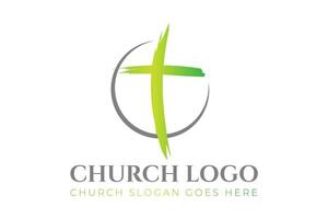 Christian Church Logo Design vector