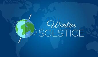 Winter Solstice Background Illustration vector