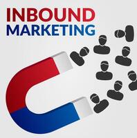 Inbound Marketing Illustration vector