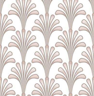 Rose Gold Geometric Gatsby Art Deco Pattern Background