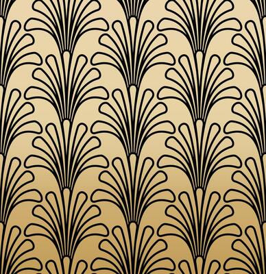Art Deco Gatsby Geometric  Pattern Background