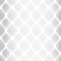 Art Deco Silver and White Pattern Design vector