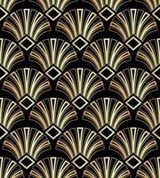 Art Deco Gatsby Ornament Pattern Background vector