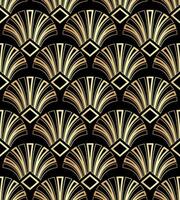 Art Deco Gatsby Ornament Pattern Background vector