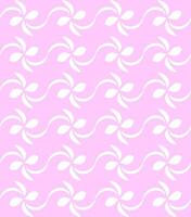 Pink Abstract Floral Seamless Pattern vector