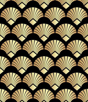 Art Deco Gatsby Pattern Background