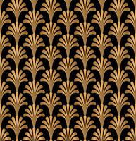 Gold Art Deco Gatsby Pattern Background vector