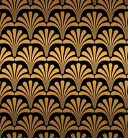 Geometric Shell Gatsby Art Deco Pattern vector