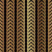 Black and Gold Abstract Vertical Elegant Seamless Pattern vector