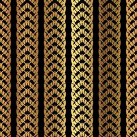 Black and Gold Abstract Vertical Elegant Seamless Pattern vector