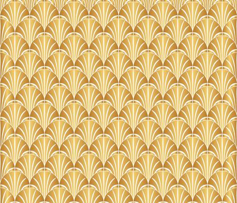 Beautiful Art Deco Gold Pattern