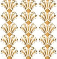 Light Gold Geometric Gatsby Art Deco Pattern Background Design vector