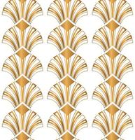 Light Gold Geometric Gatsby Art Deco Pattern Background Design vector