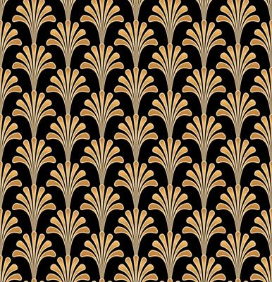 Art Deco Gatsby Pattern Background