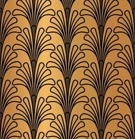 Art Deco Gatsby Ornament Outline Pattern Background vector